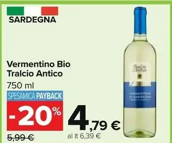 Carrefour Market Tralcio antico Vino offerta
