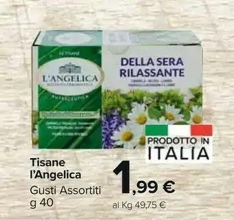 Carrefour Market L'angelica Tisane Della Sera Rilassante offerta
