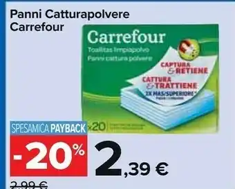 Carrefour Carrefour Panni Catturapolvere offerta