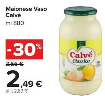 Carrefour Calvè Maionese Classica offerta