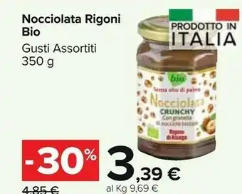 Carrefour Rigoni Di Asiago - Nocciolata 350 G(ml) offerta