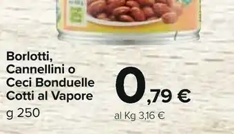Carrefour Bonduelle Borlotti Al Vapore 250 G(ml) offerta