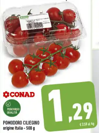 Conad City Pomodoro Ciliegino 500g offerta