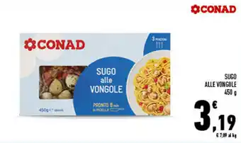 Conad City Sugo Alle Vongole 450g offerta