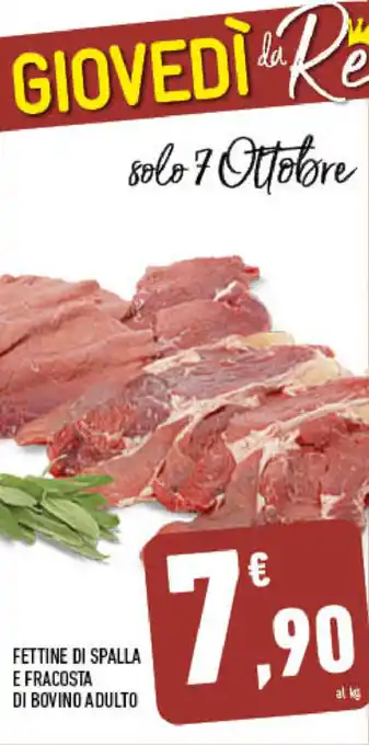Conad City Fettine di Spalla e Fracosta di Bovino Adulto offerta