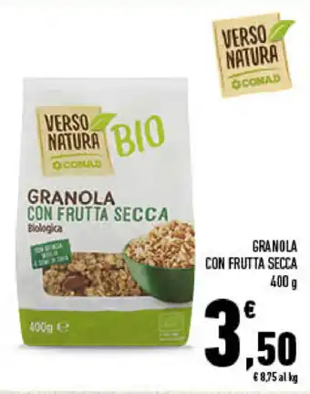 Conad City Granola con Frutta Secca 400g offerta