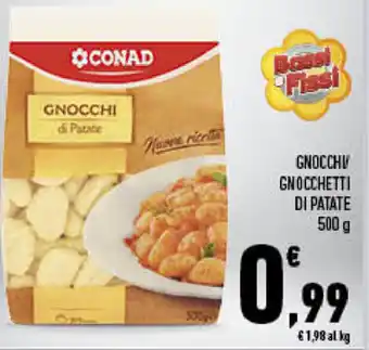 Conad City Gnocchi/Gnocchetti di Patate 500g offerta