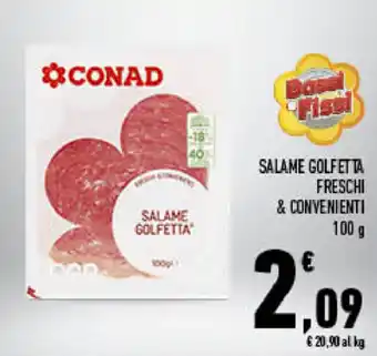 Conad City Salame Golfetta Freschi & Convenienti 100g offerta