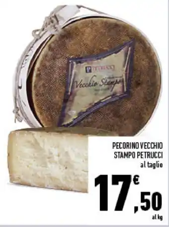 Conad City Pecorino Vecchio Stampo Petrucci offerta