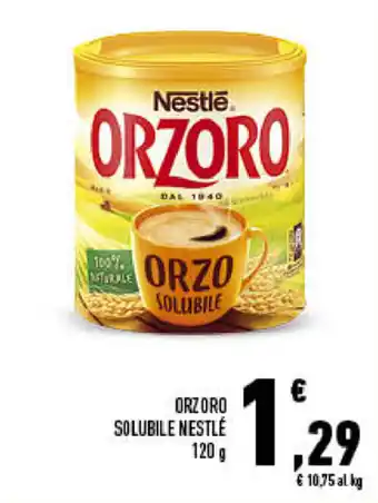 Conad City Nestlé Orzoro Solubile 120g offerta