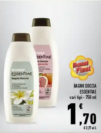 Conad City Essentiae Bagno Doccia 750ml offerta