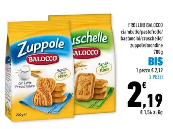 Conad Superstore Balocco Frollini 700g offerta