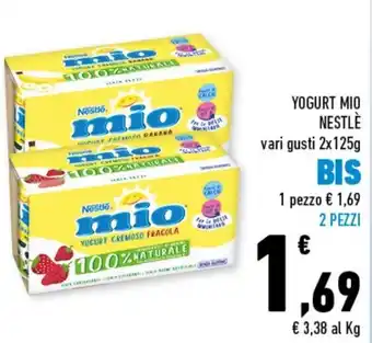 Conad Superstore Nestlé Yogurt Mio 2x125g offerta