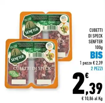 Conad Superstore Senfter Cubetti di Speck 100g offerta