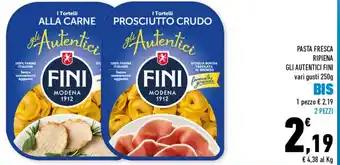 Conad Superstore Fini Pasta Fresca Ripiena Gli Autentici 250g offerta