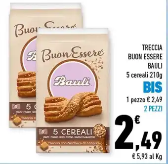 Conad Superstore Bauli Treccia Buon Essere 5 cereali 210g offerta