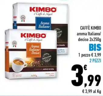 Conad Superstore Kimbo Caffè 2x250g offerta