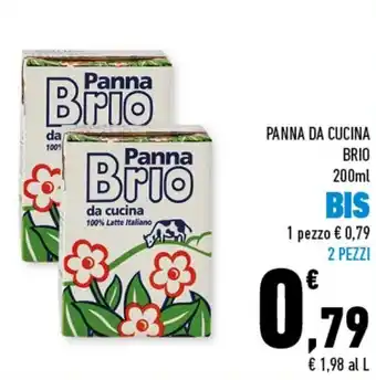 Conad Superstore Brio Panna da Cucina 200ml offerta