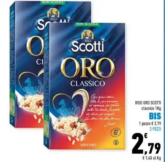 Conad Superstore Scotti Riso Oro 1kg offerta