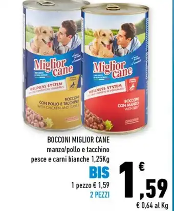 Conad Superstore Miglior Cane Bocconi 1,25kg offerta