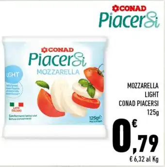 Conad Superstore Conad PiacerSi Mozzarella Light 125g offerta