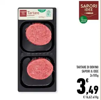 Conad Superstore Sapori & Idee Tartare di Bovino 2x105g offerta