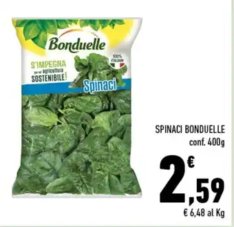 Conad Superstore Bonduelle Spinaci 400g offerta