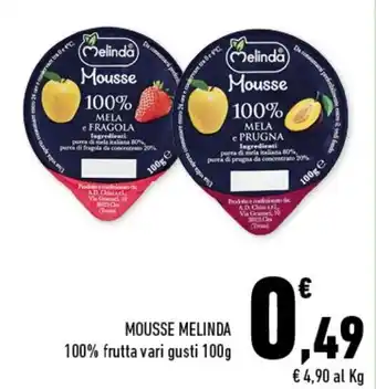 Conad Superstore Mousse Melinda 100g offerta