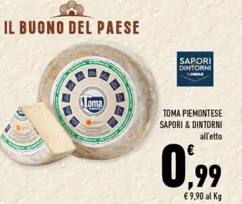 Conad Superstore Sapori & Dintorni Toma Piemontese offerta