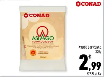 Conad Superstore Conad Asiago DOP 300g offerta