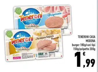 Conad Superstore Casa Modena Teneroni 180g/150g/200g offerta
