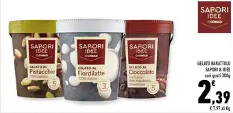 Conad Superstore Sapori & Idee Gelato Barattolo 300g offerta