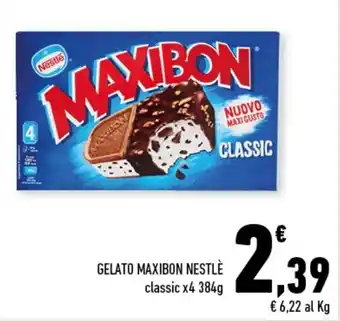 Conad Superstore Nestlé Gelato Maxibon x4 384g offerta