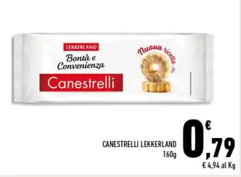 Lekkerland Canestrelli 160g