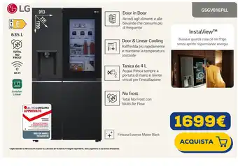 Euronics LG GSGV81EPLL offerta