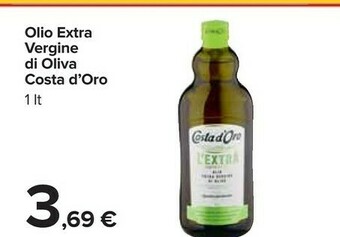 Carrefour Costa D'Oro - Olio Extra Vergine Di Oliva 1000 G(ml) offerta