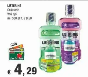 Listerine 4447583 Collutorio