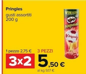 Carrefour Pringles Original 200 G(ml) offerta