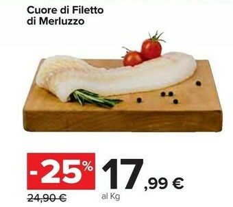 Carrefour Market Cuore Di Filetto Di Merluzzo offerta