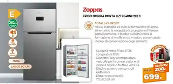 Expert Zoppas Frigo Doppia Porta HZTF640NH2XE0 offerta