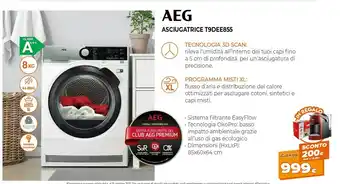 Expert Aeg Asciugatrice T9DEE855 offerta