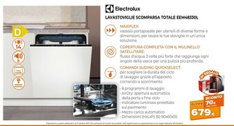 Expert Electrolux Lavastoviglie Scomparsa Totale EEM48330L offerta