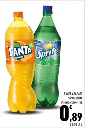 Conad Superstore Bibite Gassate Fanta/Sprite Classica/Zero 1.5L offerta