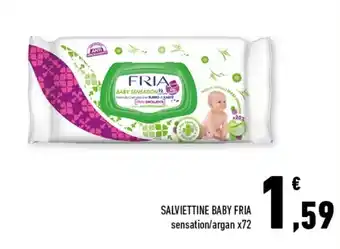 Conad Superstore Salviettine Baby Fria Sensation/ Argan x72 offerta