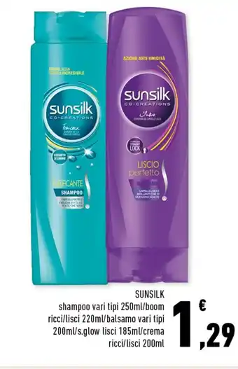 Conad Superstore Sunsilk Shampoo vari tipi 250ml offerta