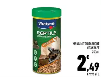 Conad Superstore Vitakraft Mangime Tartarughe 250ml offerta