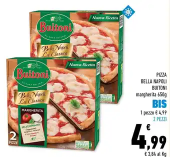 Conad Superstore Buitoni Pizza Bella Napoli Margherita 650g offerta