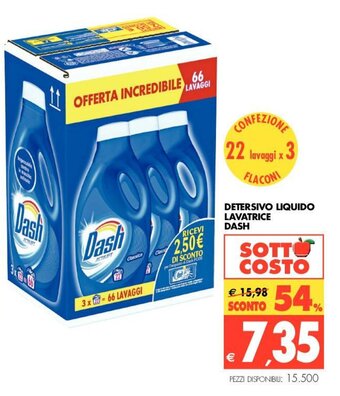 Tigros Dash Detersivo Liquido Lavatrice offerta