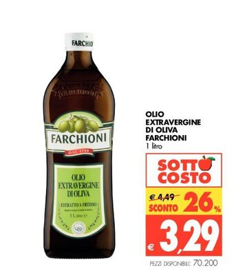 Tigros Farchioni Olio Extravergine Di Oliva 1 litro offerta