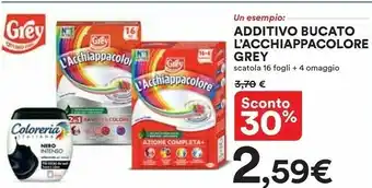 Coop Grey Additivo Bucato L'acchiappacolore 20 Fogli offerta